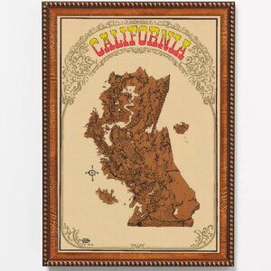Print of Vintage California Poster from 1968